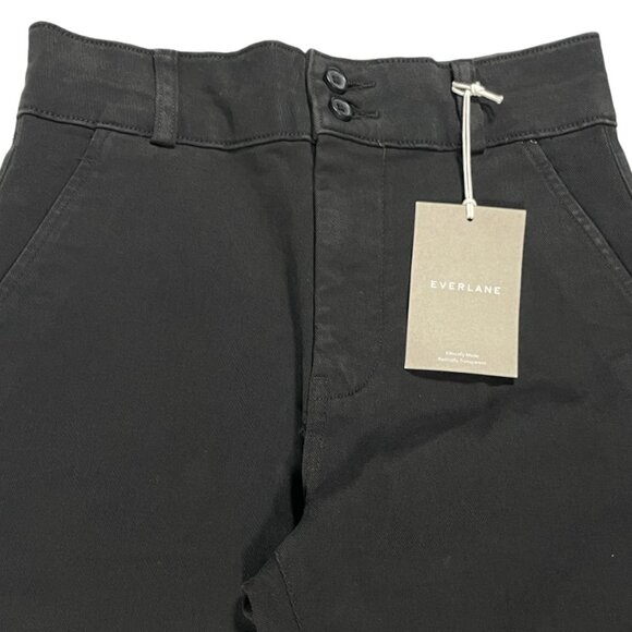 NWT Everlane The Organic Kick Flare Pant Womens 0 Black - Picture 7 of 13